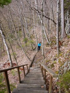 stairs after the mine