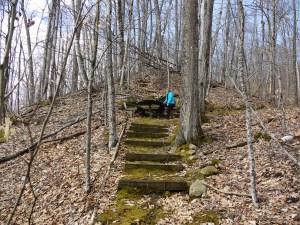 sitting at the table