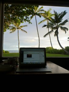 my blogging view